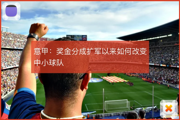意甲：奖金分成扩军以来如何改变中小球队